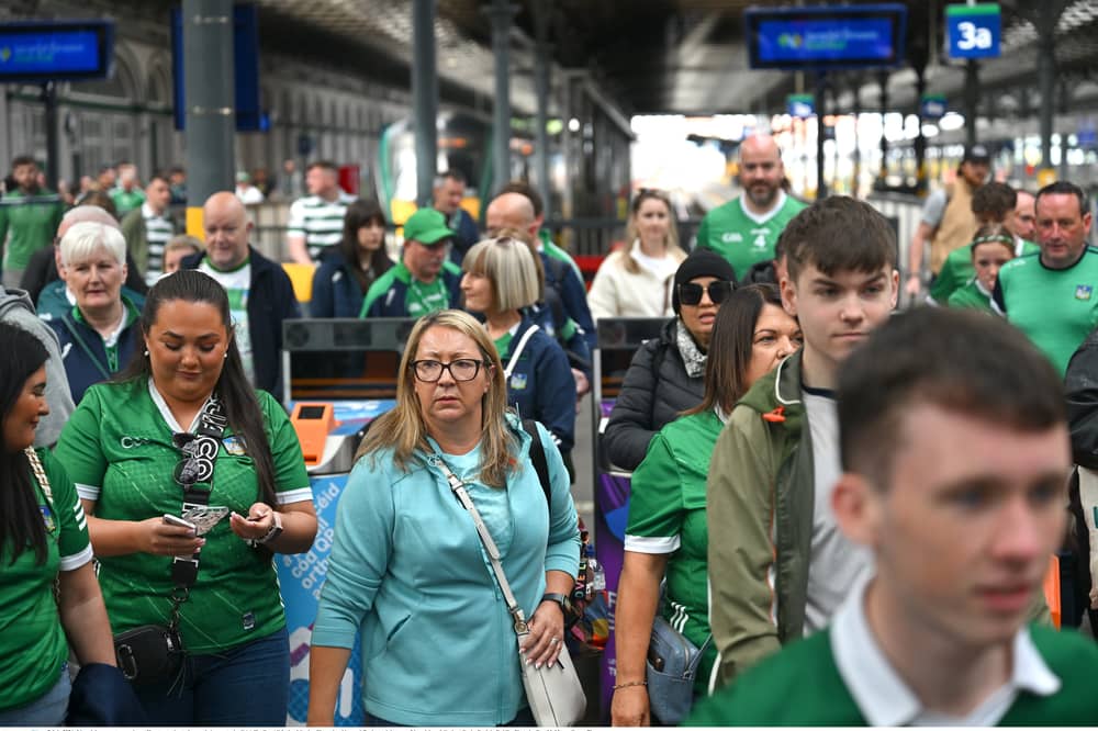Destination Croker: Dublin's Heuston station will be a sea of green a week on Sunday as fans arrive for the All-Ireland final | PICTURE: Ray McManus/Sportsfile