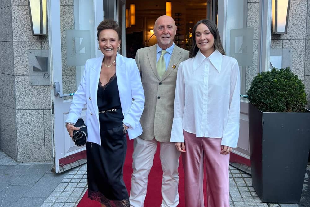 Pictured above at the show alongside yours truly is the owner of Assets Model Agency, Derek Daniels, and Ashley McDonnell, the founder of Irish Fashion Week  