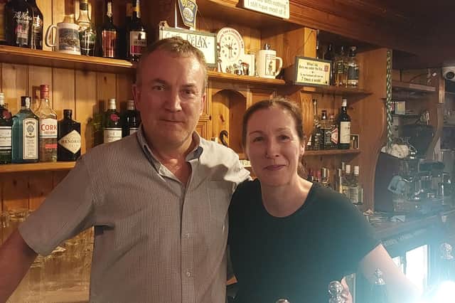 Last orders: PJ Quigley and Nuala Murray, propreitors of The Black Swan