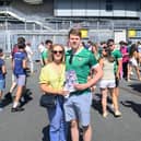 James O'Regan and Andrea Moloney O'Regan of Kilteely Dromkeen GAA at the All-Ireland Senior Hurling Final