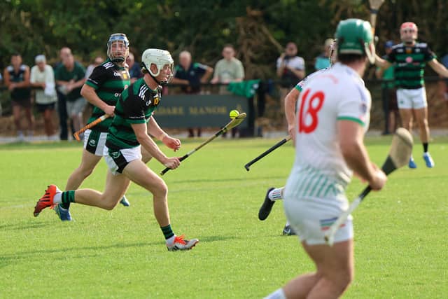 Granagh-Ballingarry forward Michael Russell in action during their Premier IHC loss to Murroe-Boher in Adare