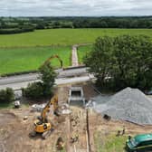 A cattle underpass was replaced on the N20 Limerick to Cork road