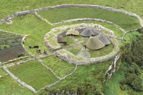 What the site at Skehacreggaun, Mungret would have look like from the air in the 7th-century AD 