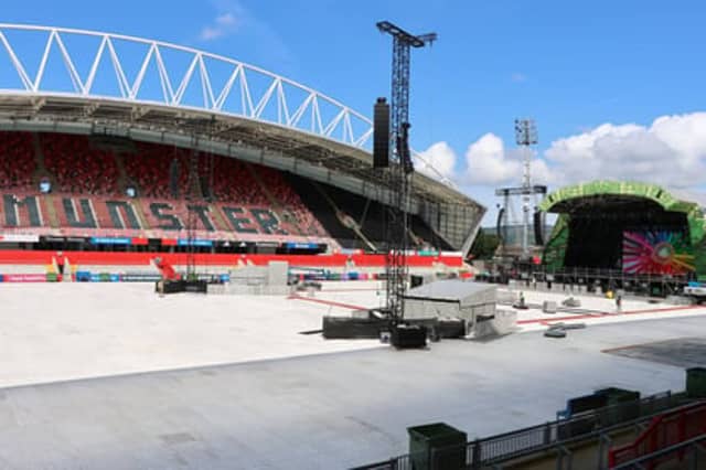 The concert will take place in Thomond Park Stadium, Limerick