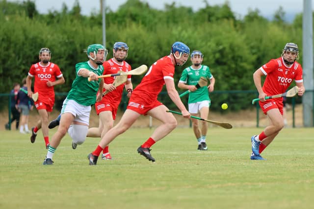 Gavin Bracken, Bruff, in possession against Blackrock