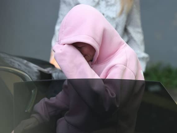 Isobella Perrie Sullivan after a special sitting of Trim District Court in Co Meath on Friday evening