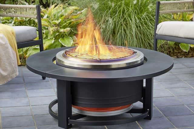 The perfected added feature for your garden fire pit 