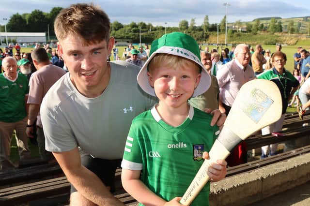 Eddie Stokes, with Oola lad Jake Landers | PICTURE: Adrian Butler
