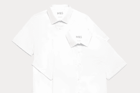 M&S non-iron school shirts
