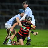 Harry Ruddle of Ballygunner is tackled by Jerome Boylan, left, and Eoin Brosnan of Na Piarsaigh during the AIB Munster GAA Hurling Senior Club Championship last year