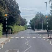 The location of the proposed speed ramp at Feenagh National School