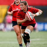 Jane Clohessy of Munster during the Vodafone Women's Interprovincial Championship Round 2 match between Munster and Ulster at Virgin Media Park