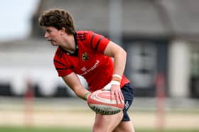 Caitríona Finn of Munster during the Vodafone Women's Interprovincial Championship Round 3 match between Connacht and Munster at Dexcom Stadium in Galway earlier this month