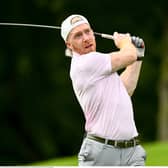 Limerick hurler Cian Lynch during the Irish Open pro-am in 2023