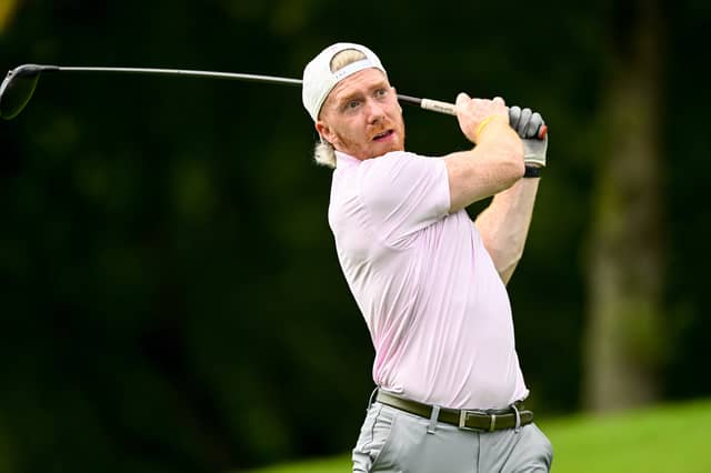 Limerick hurler Cian Lynch during the Irish Open pro-am in 2023