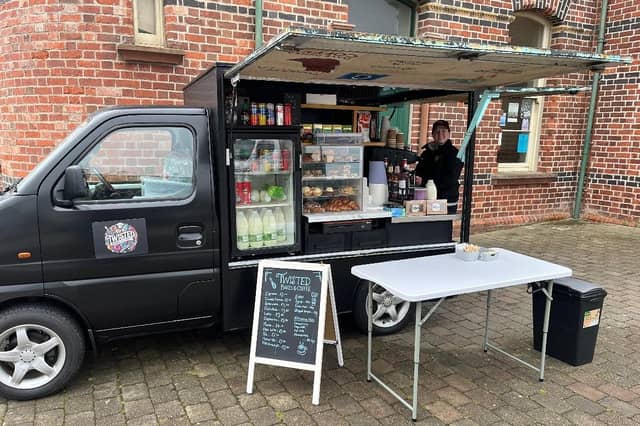 Coffee vans, like this one in Ballymena, Co Antrim, have grown in popularity in the last few years
