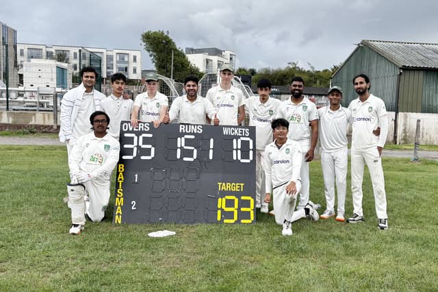 The Limerick Cricket Club third team pictured after their win over Cork