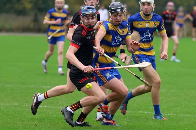 Evan Ryan in action for Arscoil Ris in last year's Dr Harty Cup