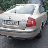 Gardaí are interested in speaking to the driver or occupants of a silver/gold colour Skoda Octavia