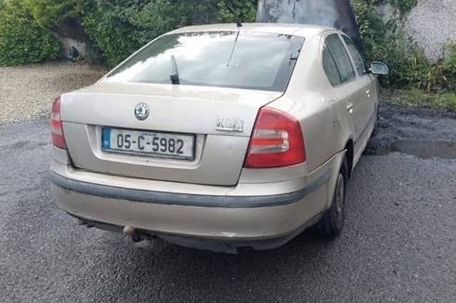 Gardaí are interested in speaking to the driver or occupants of a silver/gold colour Skoda Octavia