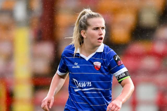 Katie Lawlee captained Treaty United in their 0-0 draw with Galway United