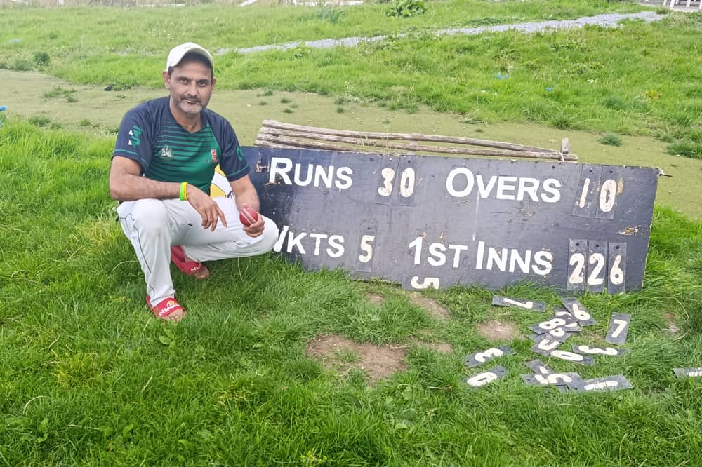 Asif Hussein took five wickets for Limerick Cricket Club Second XI against County Kerry
