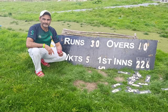 Asif Hussein took five wickets for Limerick Cricket Club Second XI against County Kerry