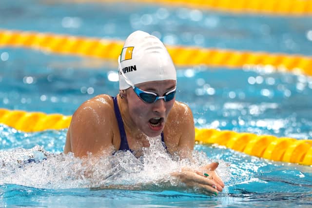 Limerick’s Roisin Ni Riain in action for team Ireland