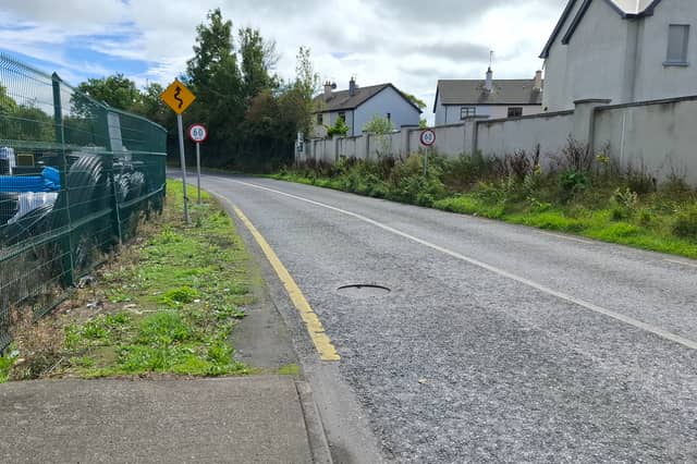 The R520 Castlemahon Road as you leave Newcastle West