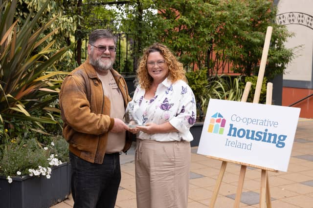 Melissa and Declan Fitzgerald, winners of Best Flower Garden