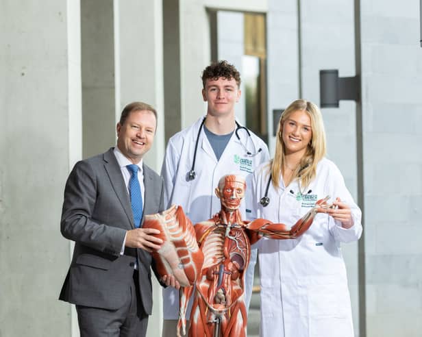Minister for Further and Higher Education, Research, Innovation and Science James Lawless TD has today launched the University of Limerick's new Direct Entry Medicine programme. PICTURE: ALAN PLACE