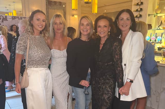Celebrating at the launch