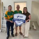 Monagea GAA committee members and community representatives at the club's upgraded facilities, supported through SSE's Major Projects Fund