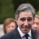 Headshot of Tánaiste Simon Harris speaking