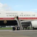 Trump arrives in Shannon