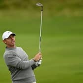 Rory McIlroy in action at Trump International, Doonbeg during the Amgen Irish Open
