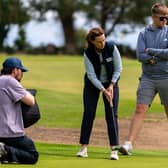 Filming of a scene for the Golf Limerick YouTube Channel