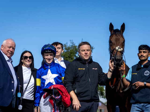 The Good Wife with Billy Lee, Paddy Twomey and owners CDL Ltd at Punchestown