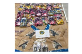 Firearms, cannabis edibles, cocaine and cash were all seized
