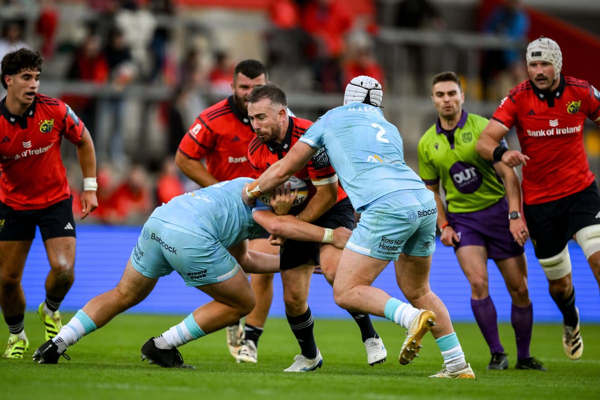 Nationale Rugby Munster Rugby downed by Glasgow Warriors in United Rugby Championship