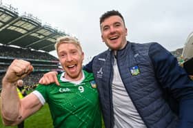 Cian Lynch, left, and Declan Hannon will be in Adare Manor spreading the hurling gospel