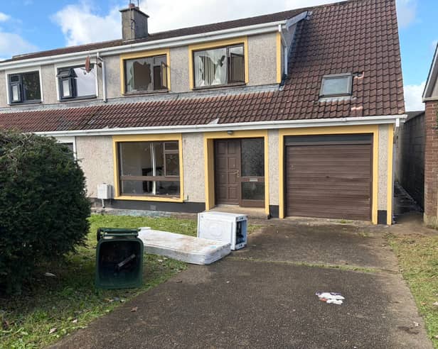 Gardaí received a report of criminal damage to a Castletroy property