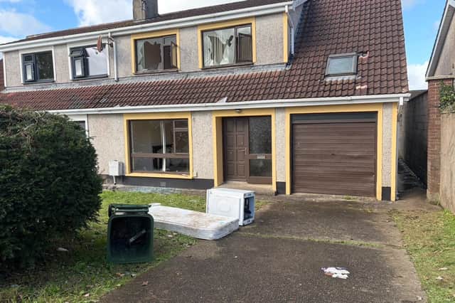 Extensive damage was caused to the residence during an after-hours party