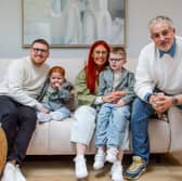 Nikita, Alex, AJ and Carter Purcell with Baz Ashmawy 