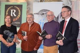 Rose Liston, Eigse Michael Hartnett, Dominic Taylor, Limerick Writers' Centre, Pat McLoughlin, author and Minister Patrick O'Donovan, at the book launch