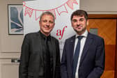 Pianist Maxime Vecchini with Dr Loic Guyon