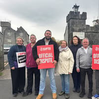 'It's about fairness' - Public workers on the picket line in County Limerick