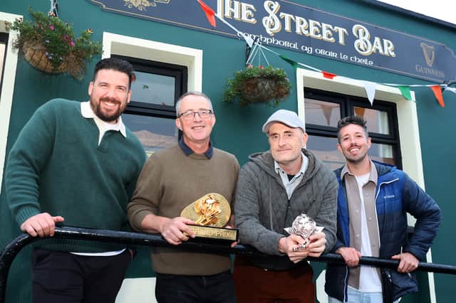 Colin Doyle, Heineken, Noel O’Dea, Ger Roe and Peter Dobbyn, Publicis, in Kilteely