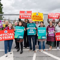 PICTURES: Public sector workers on strike in West Limerick