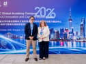 Michael Mac Curtain and Eimear Brophy at the event in Shanghai